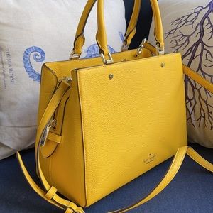 Kate Spade leila medium triple compartment satchel